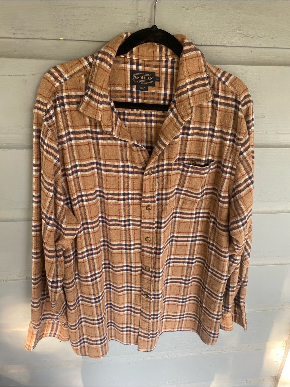 Pendleton MEN'S CASCADE FLANNEL SHIRT XL